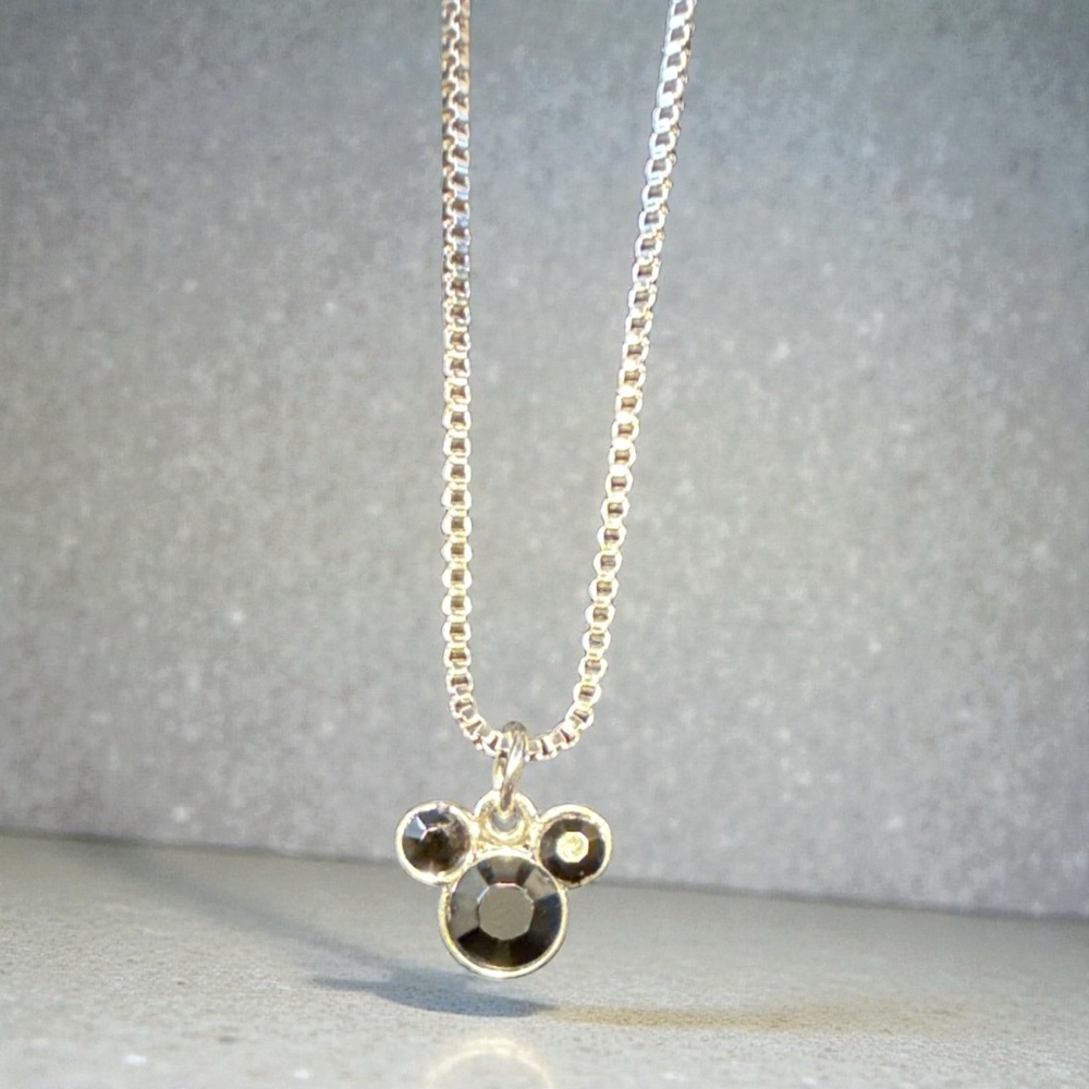 Mickey Mouse Silver Necklace Pendant